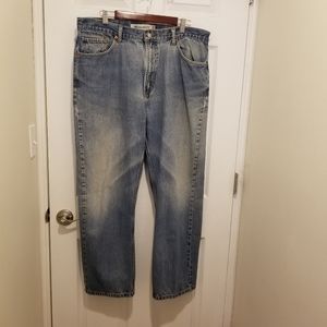 Levis 505 Men 40 x 30 Regular Fit distressed Faded